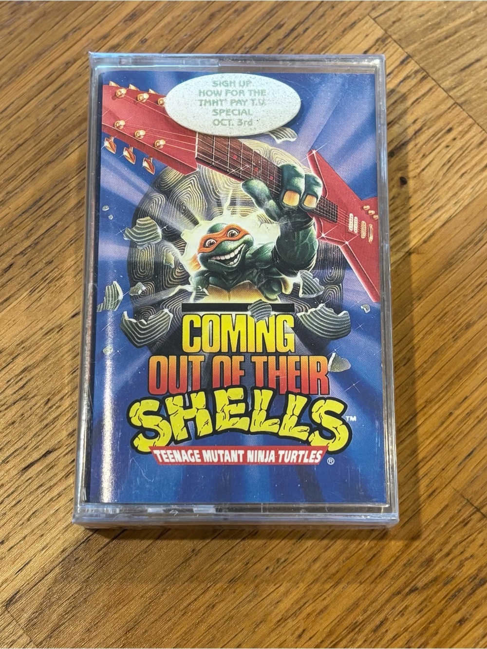 TMNT Coming Out Of Their Shells Cassette Tape Vintage 1990 BRAND NEW UNOPENED